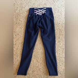 Fabletics Navy and Pink Joggers